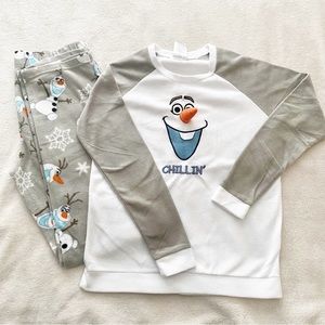 Disney frozen Olaf pajamas set